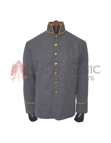 CS Cavalry Piping Collar & Cuff Sack Coat