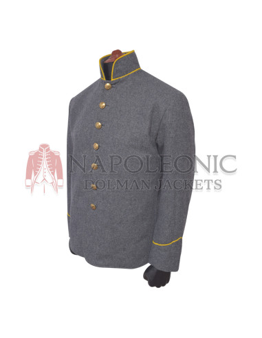CS Cavalry Piping Collar & Cuff Sack Coat