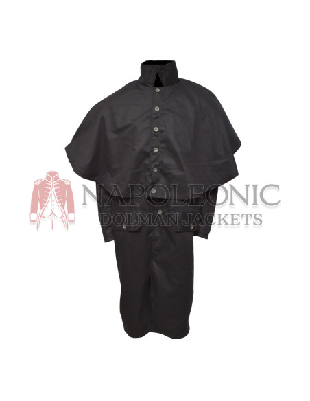 Black Duster Foot Pattern Greatcoat