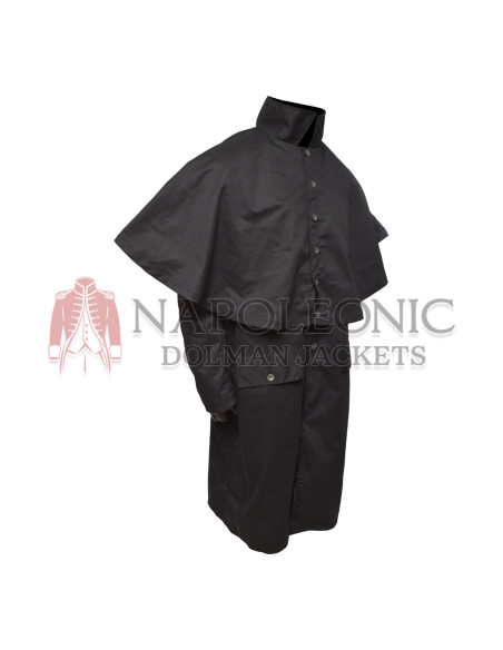 Black Duster Foot Pattern Greatcoat
