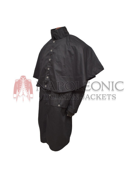 Black Duster Foot Pattern Greatcoat