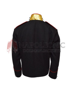 Michael Jackson Red Trimming Military Jacket 2