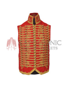 Light Senior Red Cavalry Officer Waistcoat