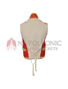 Light Senior Red Cavalry Officer Waistcoat 2