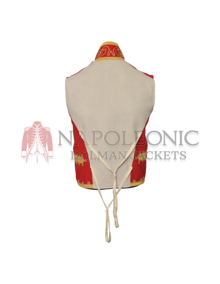 Light Senior Red Cavalry Officer Waistcoat