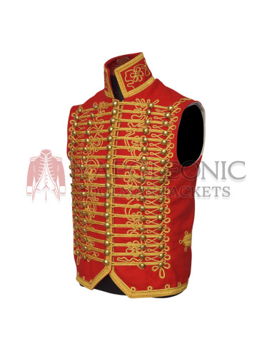 Light Senior Red Cavalry Officer Waistcoat