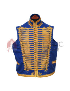 Blue Wool Hussar Dolman Waistcoat