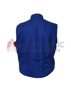 Men's Punk Drummer Parade Hussar Military Waistcoat 2