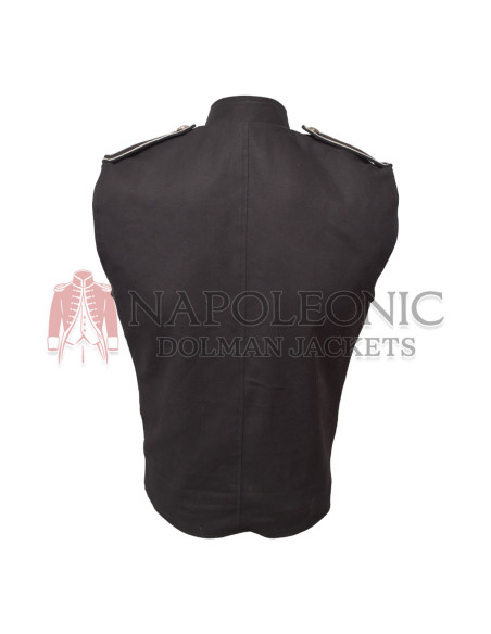 Steampunk Hussar Military Drummer Parade Sleeveless