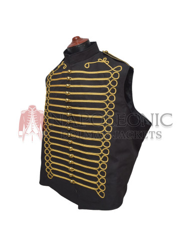 Men's Military Hussar Sleeveless Vest Jacket