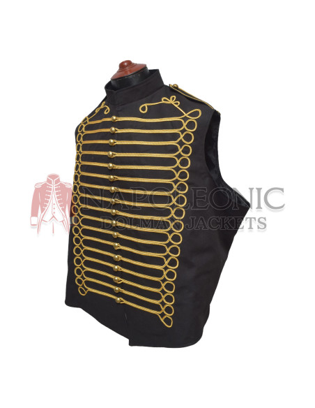 Men's Military Hussar Sleeveless Vest Jacket