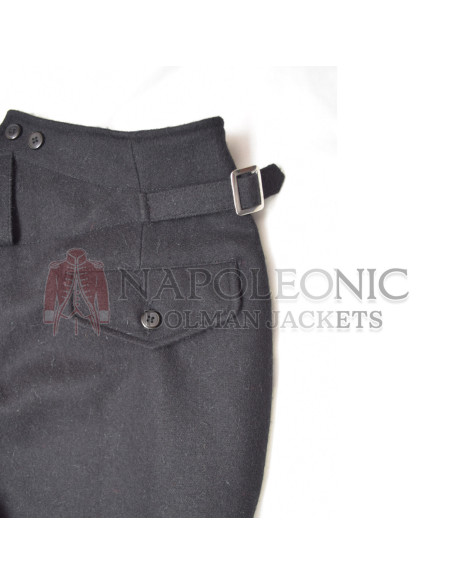 WW2 German Elite Black Gabardine Breeches Trouser