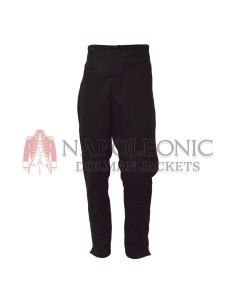 WWII German Allgemeine SS Black Wool Breeches