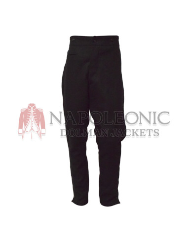 WWII German Allgemeine SS Black Wool Breeches