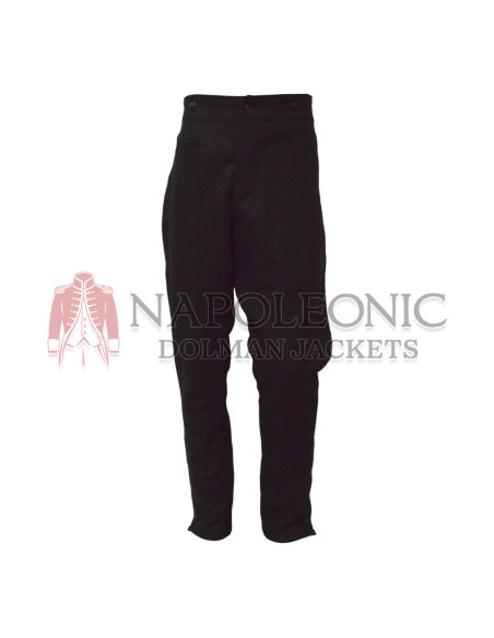 WWII German Allgemeine SS Black Wool Breeches