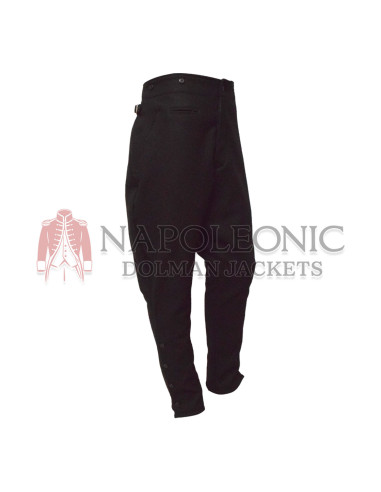 WWII German Allgemeine SS Black Wool Breeches