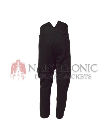 WWII German Allgemeine SS Black Wool Breeches