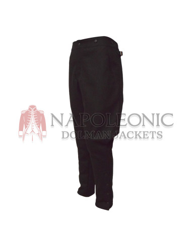 WWII German Allgemeine SS Black Wool Breeches