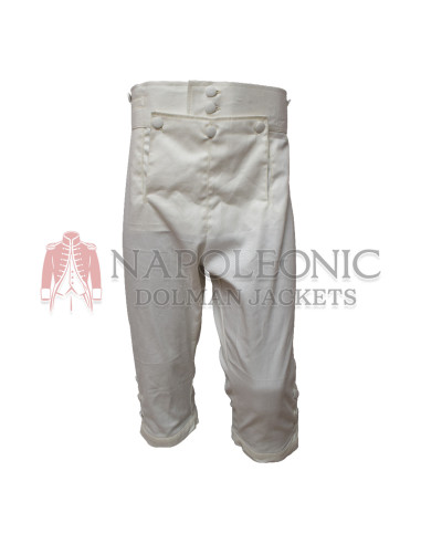 British 1803c Short Leg Off White Cotton Trouser