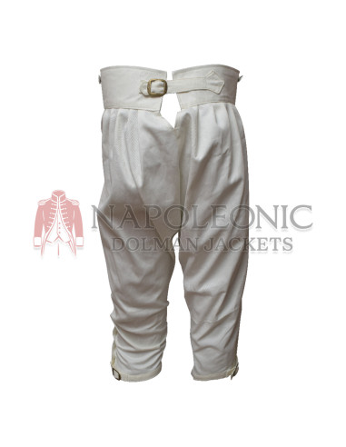 British 1803c Short Leg Off White Cotton Trouser