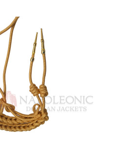 High quality ceremonial accessory, this gold-wire aiguillette embodies 2