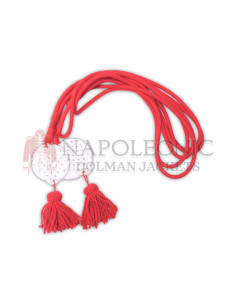 British Red and White Tassel Shako Cord 2