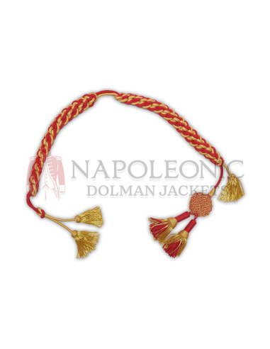 British Gold and Red Tassel Shako Cord
