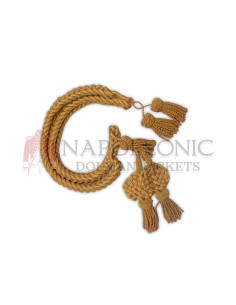British Gold Silk Bullion Tassel Shako Cord