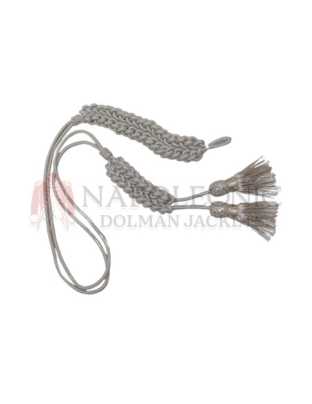 Silver Cord 56 Inches Aiguillette