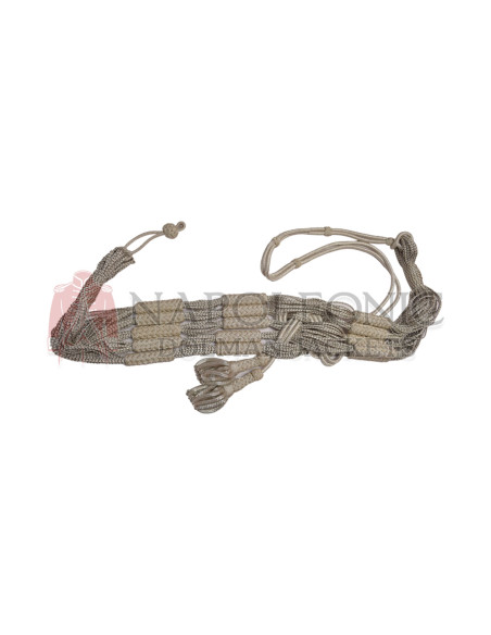 Silver Hussar General Barrel Sash with Silver Ropes