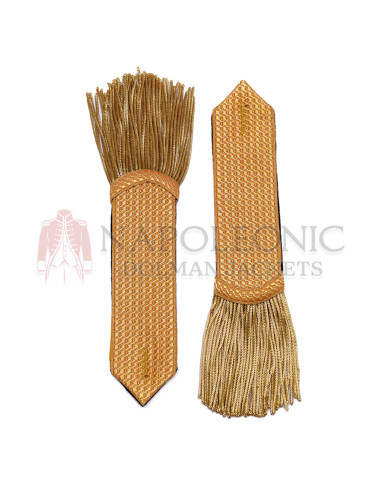 Gold Bullion 42nd Officer Jacket Epaulets