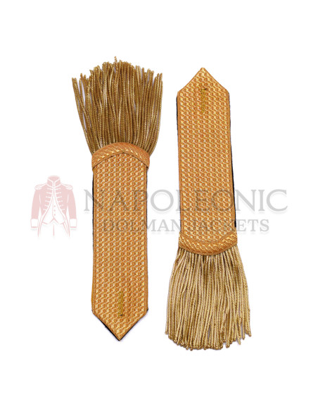 Gold Bullion 42nd Officer Jacket Epaulets