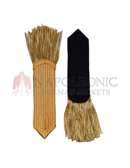 Gold Bullion 42nd Officer Jacket Epaulets