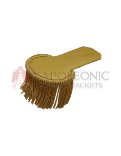 Gold Bullion Shoulder Epaulettes Pair Bullion Fringe 2