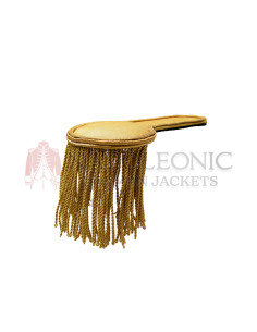 Military Gold Epaulette Shoulder Brass Fringes