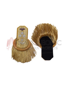 Gold Bullion Shoulder Epaulette Star Pair 2