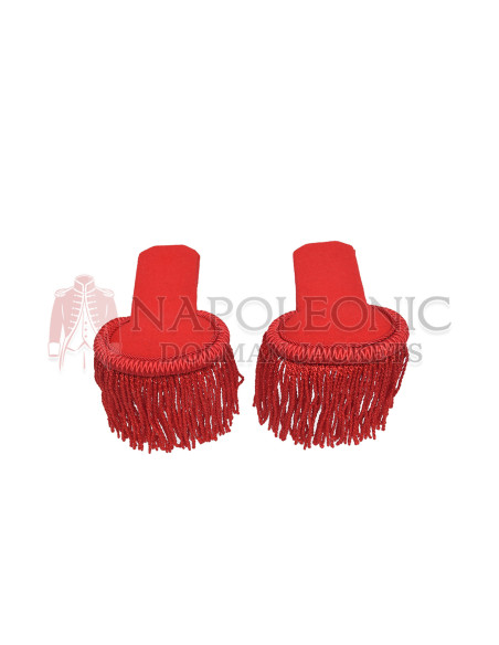 Marching Band Shoulder Red Epaulette Board