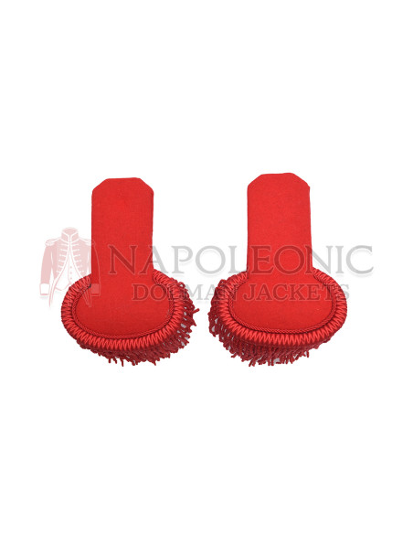 Marching Band Shoulder Red Epaulette Board