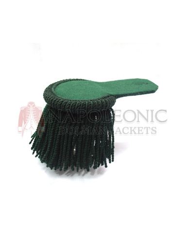 Dark Green Wool Shoulder Epaulette Pair