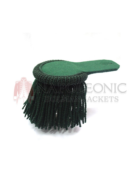 Dark Green Wool Shoulder Epaulette Pair