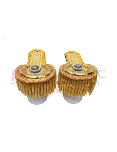 Opulent Gold Bullion Epaulette with Fringes