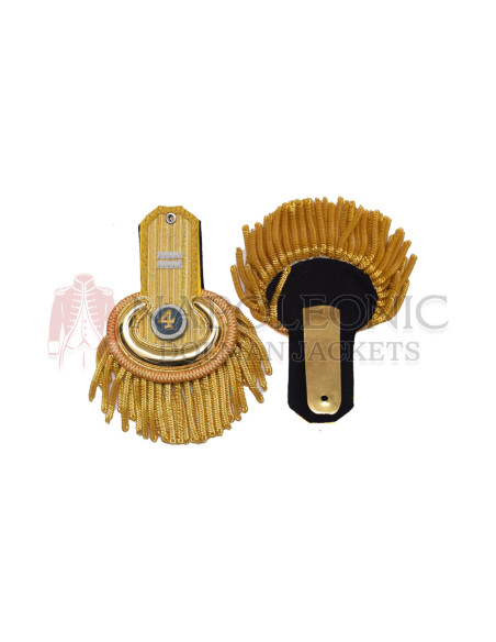 Opulent Gold Bullion Epaulette with Fringes
