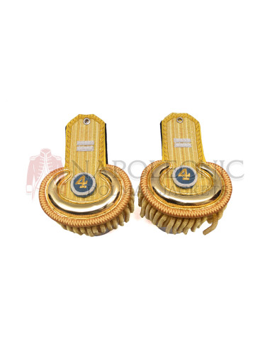 Opulent Gold Bullion Epaulette with Fringes