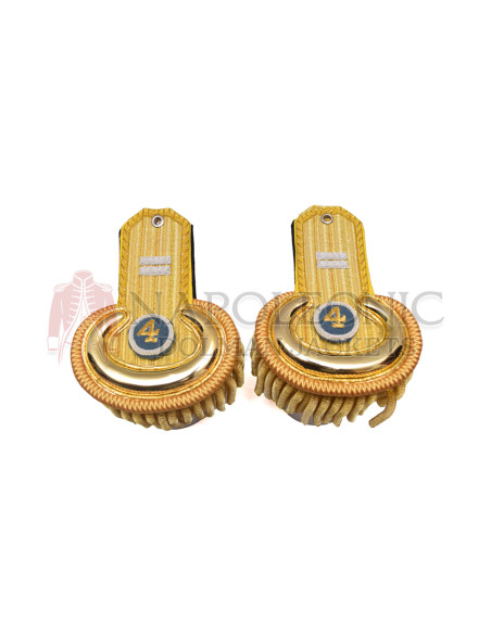 Opulent Gold Bullion Epaulette with Fringes