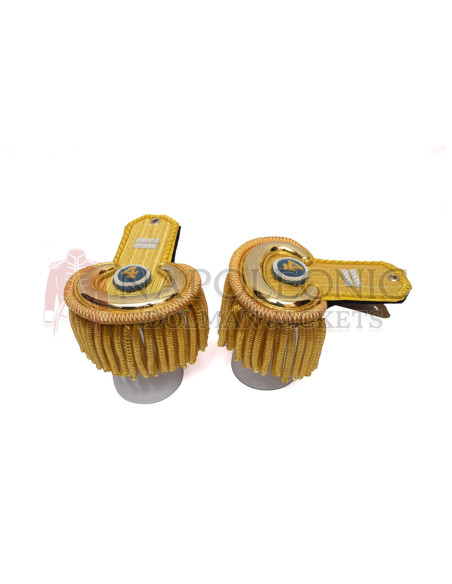 Opulent Gold Bullion Epaulette with Fringes