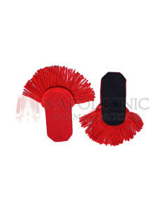 Red Wool Shoulder Epaulette Pair 2
