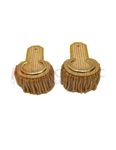 Gold Bullion Moon Shoulder Epaulettes