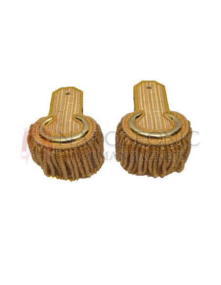 Gold Bullion Moon Shoulder Epaulettes