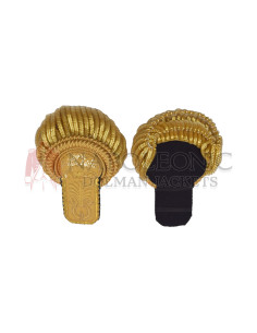Hand Embroidery Gold Bullion Officer Epaulettes 2