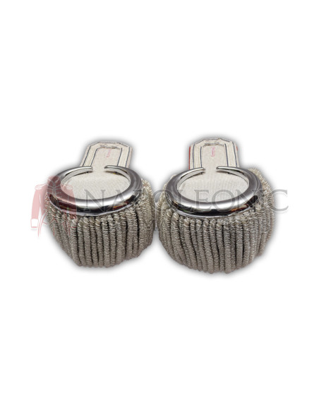 Shoulder Silver Moon Band Epaulettes